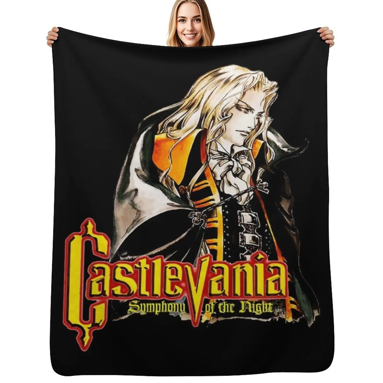 Carmilla Character Anime Video game Throw Blanket Sofa Blankets For Baby Summer anime Quilt Blankets