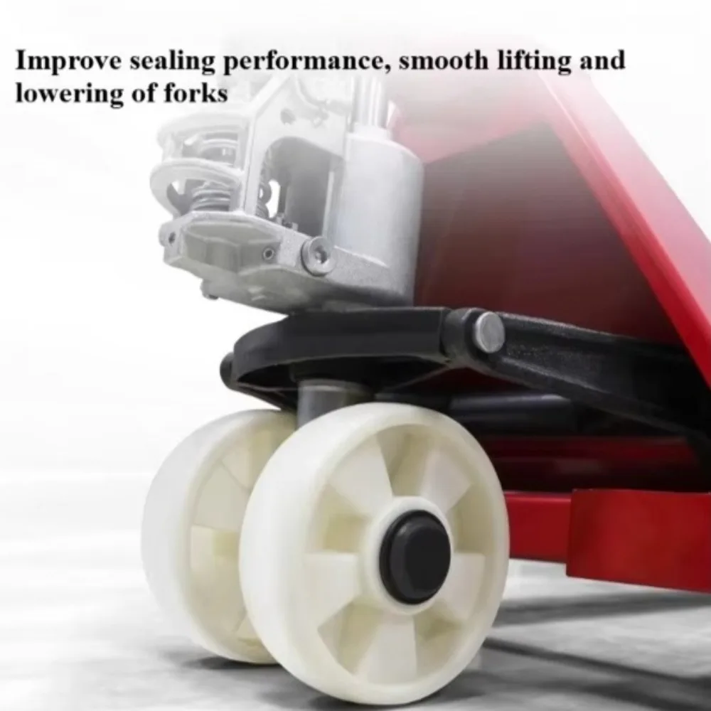 Manual Hydraulic Pallet Truck Extended Length Mini Forklift Lifting Cargo Loading Unloading Hand Trolley