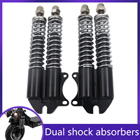 For Janobike T10 Electric Scooter Original Dual Drive Hydraulic Shock Absorption Front Suspension Dual Spring Device M12x1.5