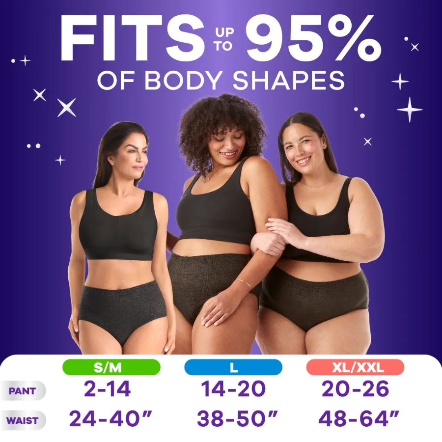 Pañales para Adultos Night, Reimagined para Mujer, Talla L, 48 Unidades ​