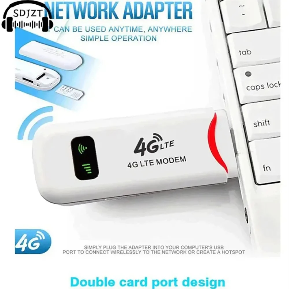 

4G Mobile Broadband LTE Wireless WiFi Adapter Wireless USB Dongle 150Mbps Modem Stick 4G Sim Card Wireless Router Home Office