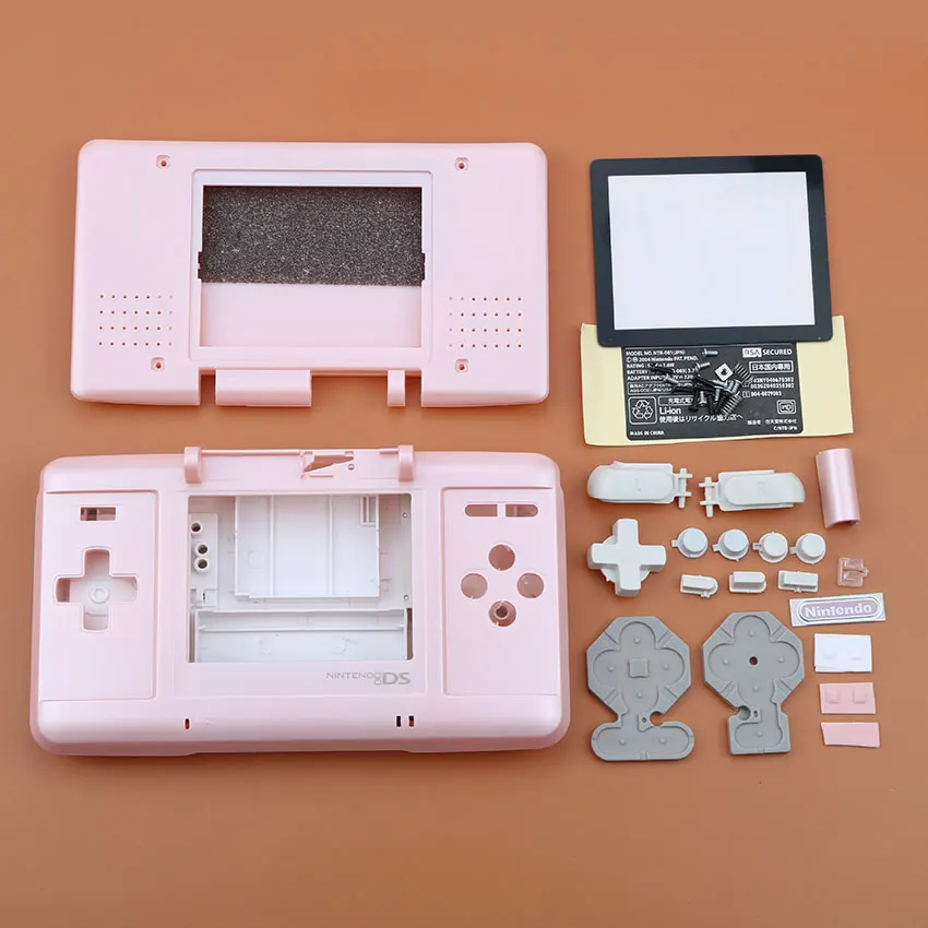 Jcd ปลอกหุ้มทั้งชุดสำหรับ DS NDS คอนโซลซ่อมอะไหล่เปลี่ยนอุปกรณ์เสริมเคสชุดปิดด้วยกระดุมเลนส์หน้าจอ