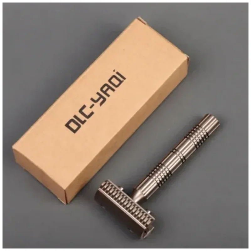 131g 91mm handle YAQI Bohemia Adjustable Baseplate Men Safety Razor 316 Stainless Steel Versatile High-quality shaving