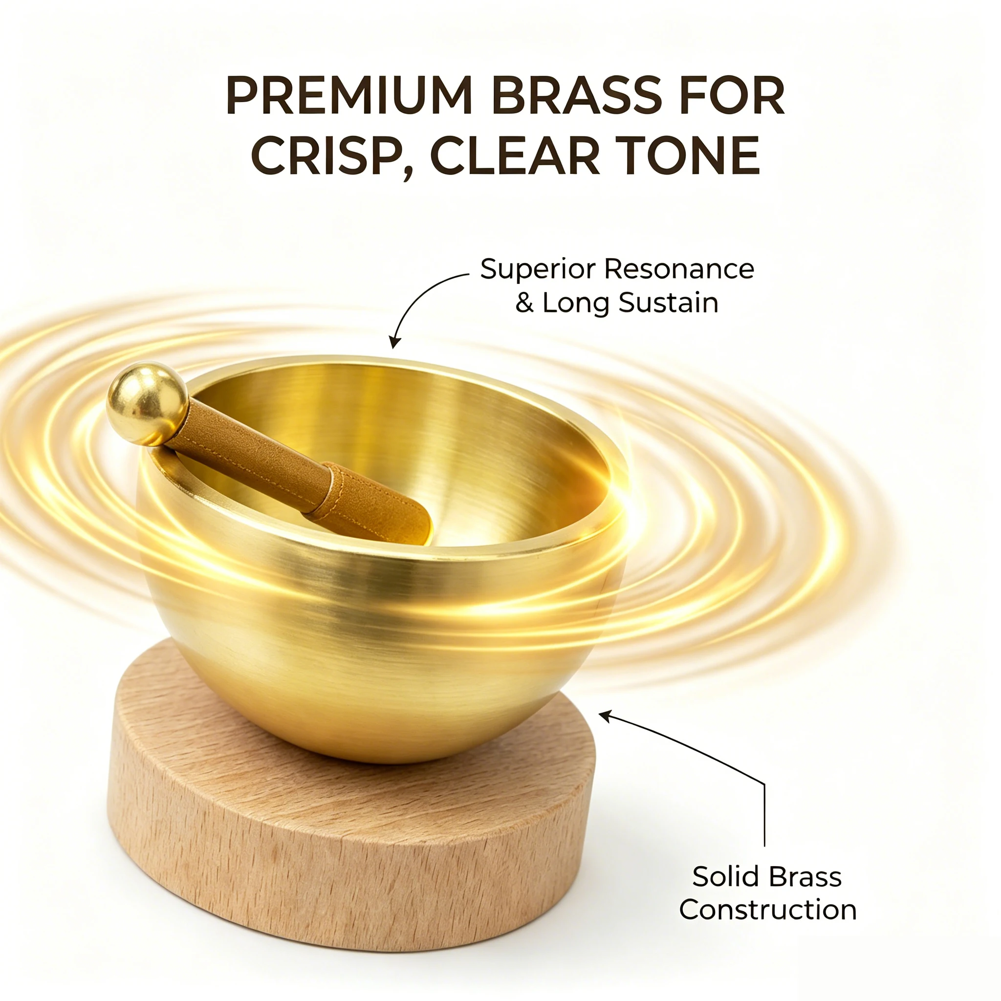 Mini Singing Bowl Set 2Pcs Sound Bowl Meditation Bowl with Mallet Cushion Gold Tone Yoga Mindfulness Stress Relief Relaxation Home Decor Desk Ornament Room Decor Zen Decor Altar Decor Table Centerpiece Collectible Office Decor Bedroom Decor Christmas Gift