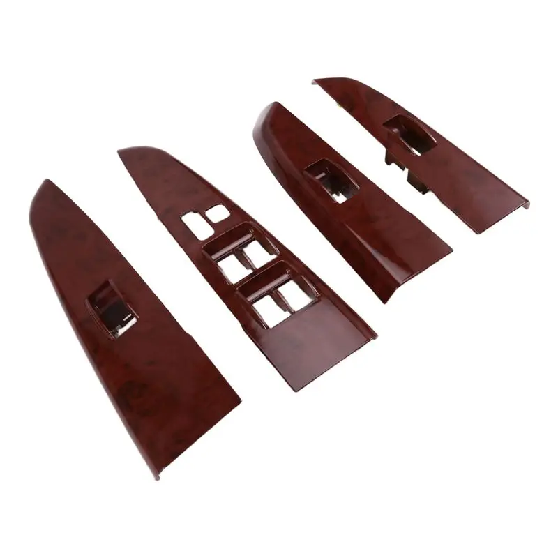 A19Q-4PCS Front+Rear Door Armrest Trim Panel Window Switch Bezel For Toyota Hilux 05-14 4271-0K010 74272-0K010 74231-0K020