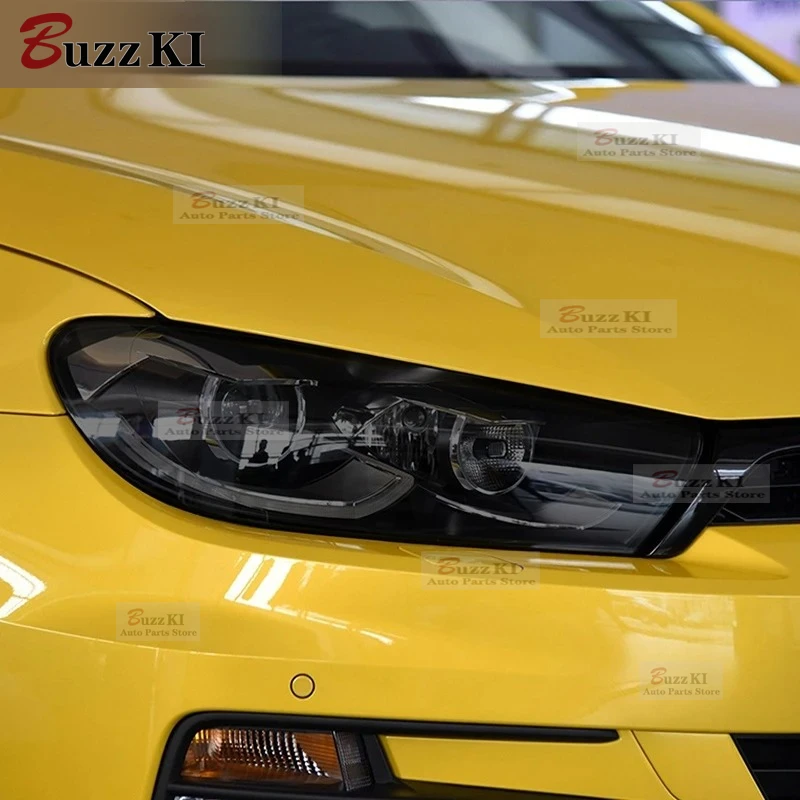 

Для Volkswagen VW Scirocco 2008-2017 аксессуары 2 шт. защитная пленка для фар автомобиля реставрация прозрачная черная наклейка из ТПУ