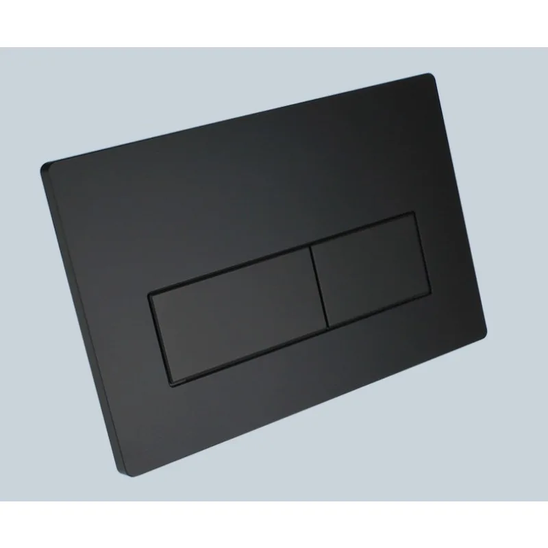 Black Dual Flushing Actuator Toilet Push Buttons Concealed Wall-mount Tanks Flush Pannels Replacement Part for Sigma Bathroom