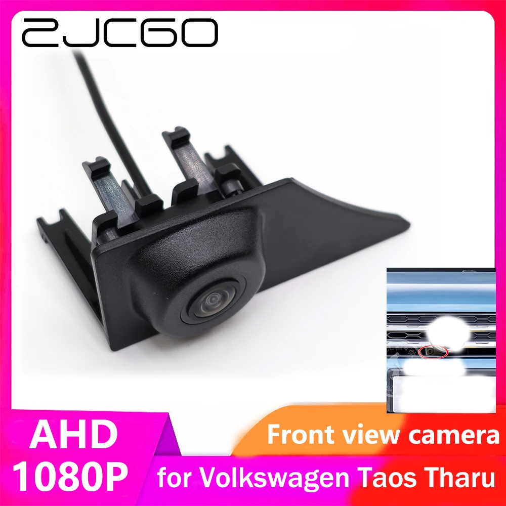 

ZJCGO AHD CVBS 1080P 170° Car LOGO Parking Front View Camera for Volkswagen VW Taos Tharu 2018 2019 2020 2021 2022 2023