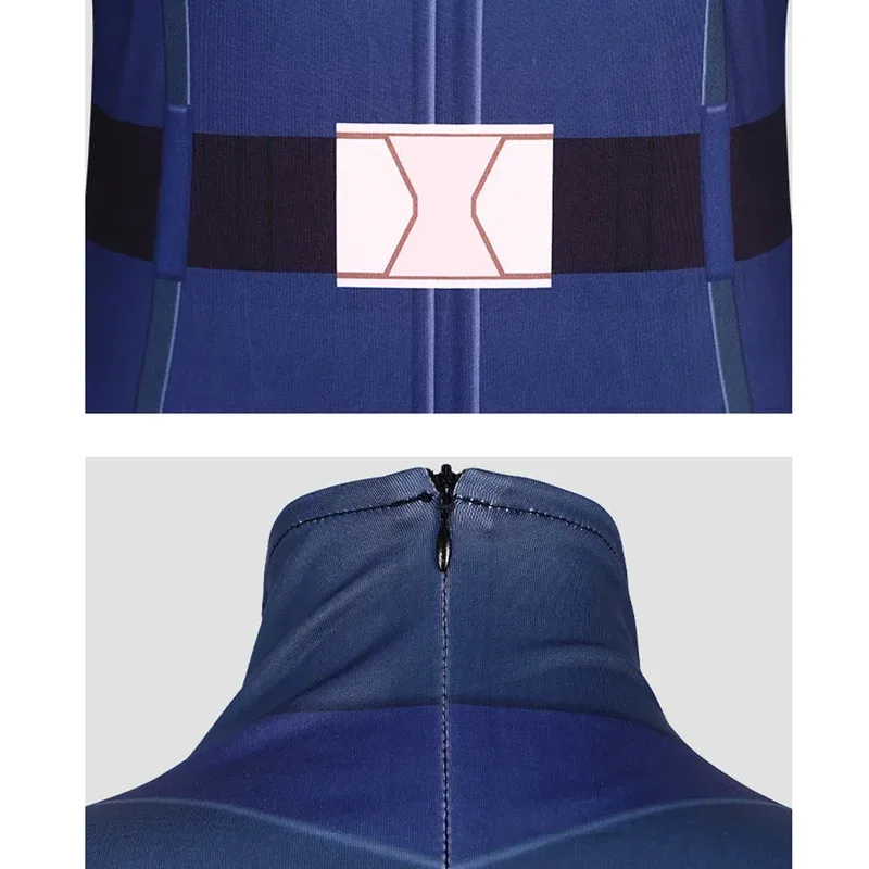 أزياء النساء الصاعقة الأرملة السوداء يلينا بيلوفا وكيل أنثى تأثيري ارتداءها كوميك كون هالوين الكرنفالات فستان