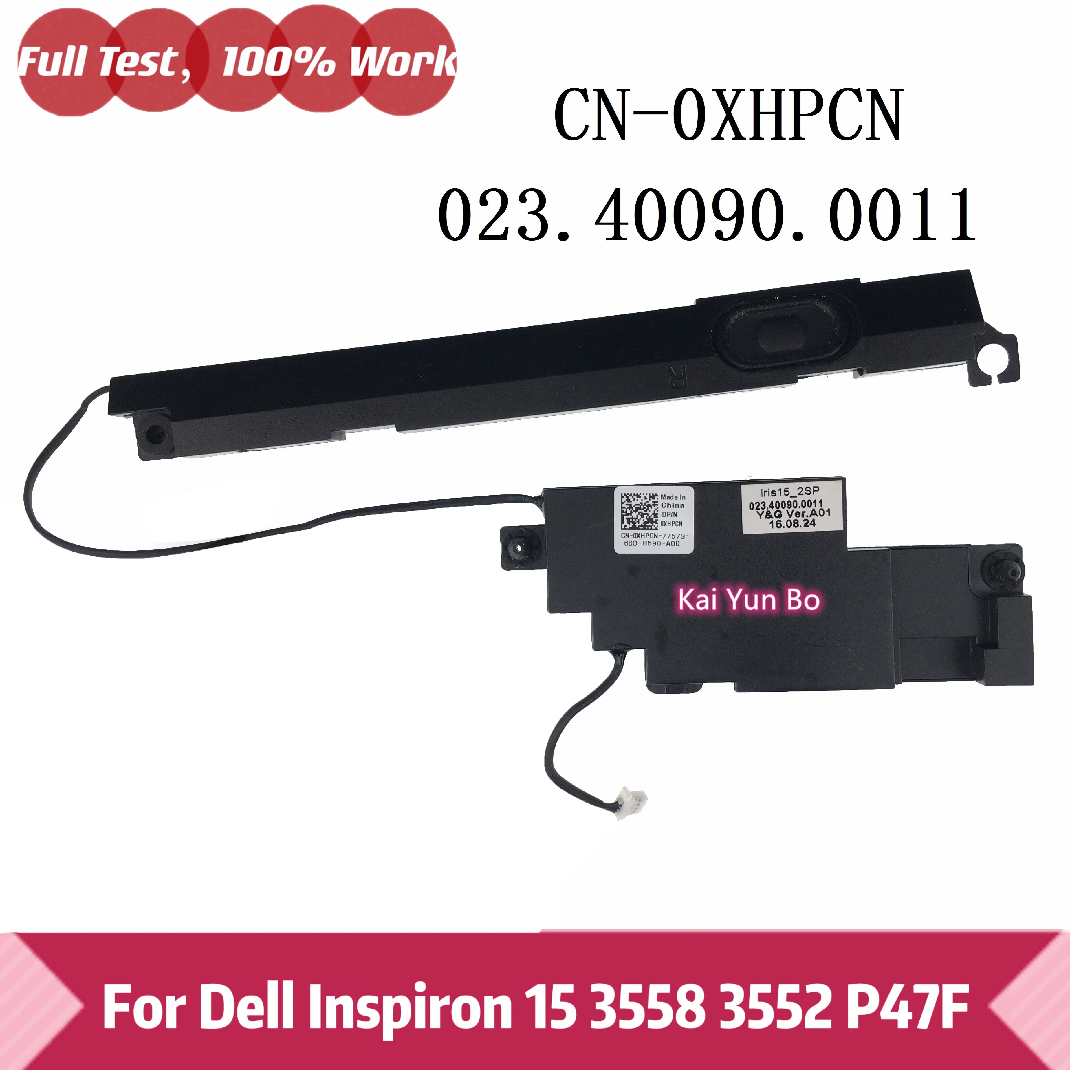 Laptop Dell Inspiron 15 3558 3552 3555 3559 P47F Juego de parlantes internos izquierdo y derecho XHPCN 0XHPCN CN-0XHPCN 023.40090.0011