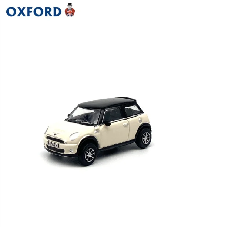 OXFORD-Modèle de voiture de simulation Mi-ni, alliage blanc, quantité limitée, 1:76