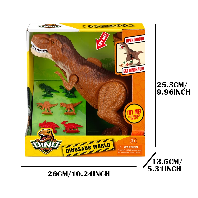 Jurassic World Dinosauro Animali Modello Action Figure Tyrannosaurus Rex Gioco di caccia Bambini Giocattolo per bambini Ragazzo Regalo di compleanno
