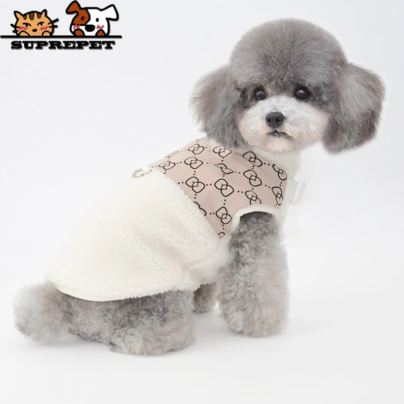 Suprepet Plaid Cotton Clothes Adjustable Dog Coat Comfortable for Puppy Cute Dogs Fashion Cats Pet Accessories Supplier Winter