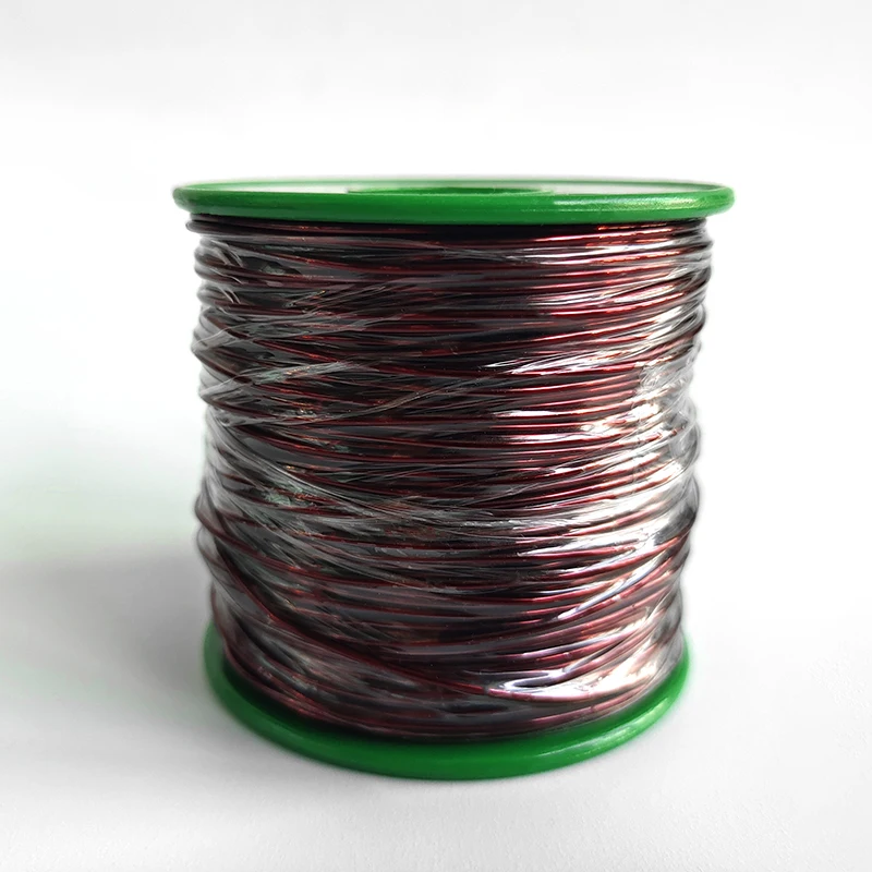 

1kg/roll QZY-2/180 degree H-grade high-temperature resistant EIW electromagnetic motor transformer pure copper enameled wire