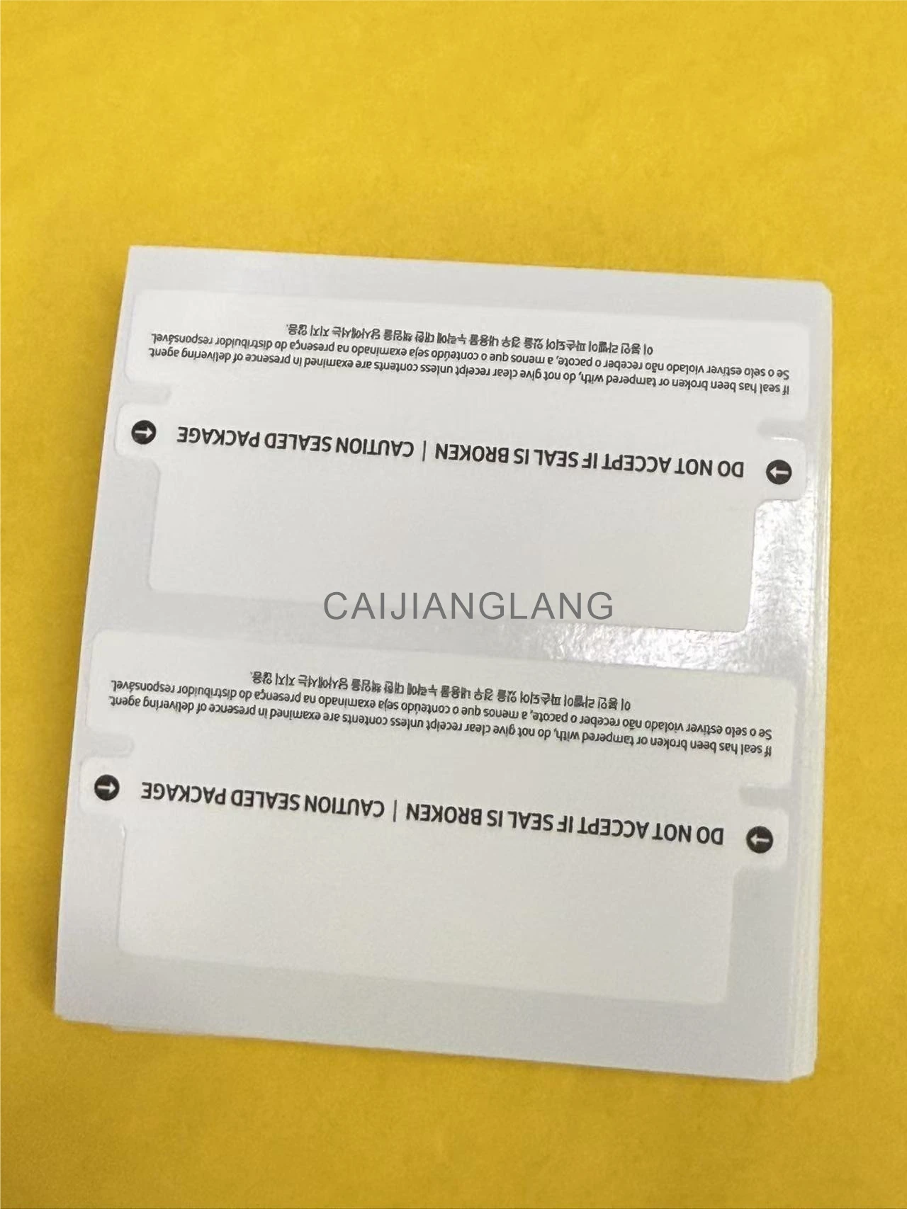 100PCS Box Packaging Label Sealing Sticker For Galaxy Z Flip  A55 A53 A50 Wrap Plastic Seal Factory Film