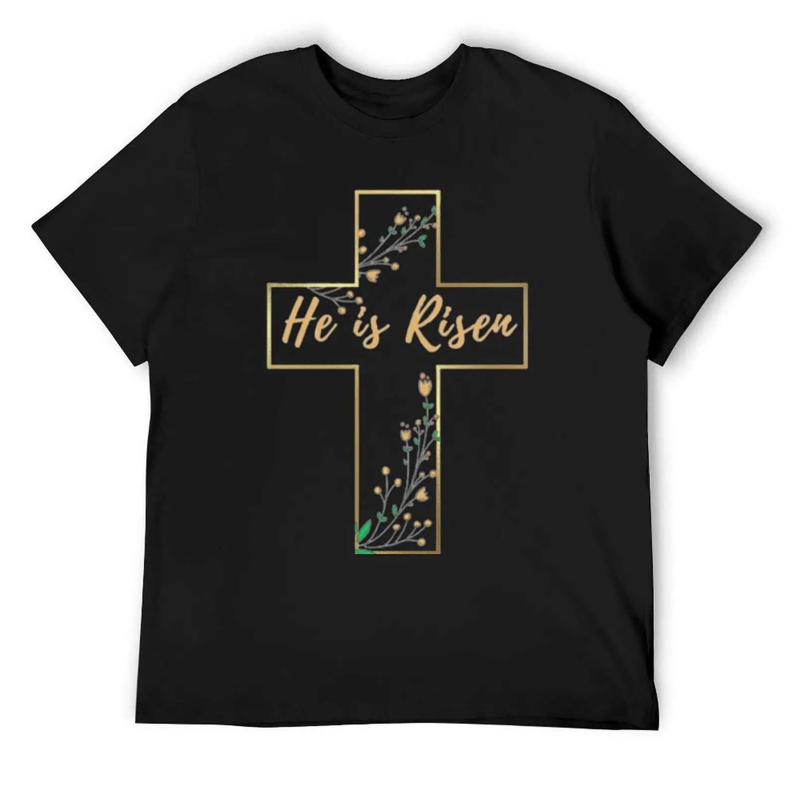 

He is risen T-Shirt custom t-shirts plus size clothes blue lock t shirts men