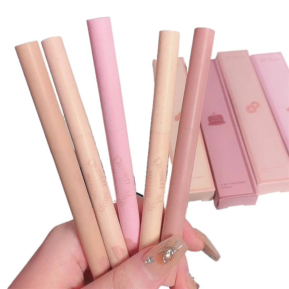 

MUGE LEEN Dessert Lip Liner automatically swivel waterproof, long-laswet wild Perfect Pout Gel Lip Liner Comes Naturally makeup