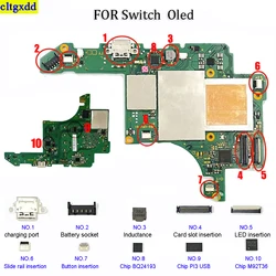 cltgxdd 1piece original LCD plug-in FOR Switch Oled game console motherboard chip slide charging and maintenance accessory