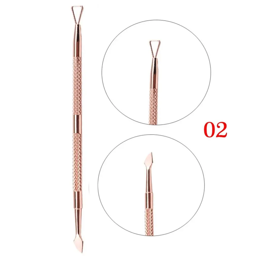 

1 Pc Fashion Dual-ended Manicure Tool Triangle Rod Cuticle Pusher UV Gel Clean Stick Nail Polish Remover