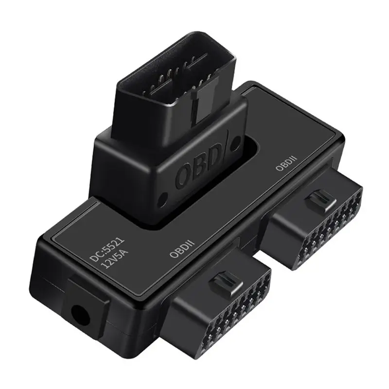 OBD2 One Divided Into Two Adaptor Wire 16 Pin 16 Core OBD Expansion Cable Connector Adapter Cable Universal Dc5521-A61E view 3