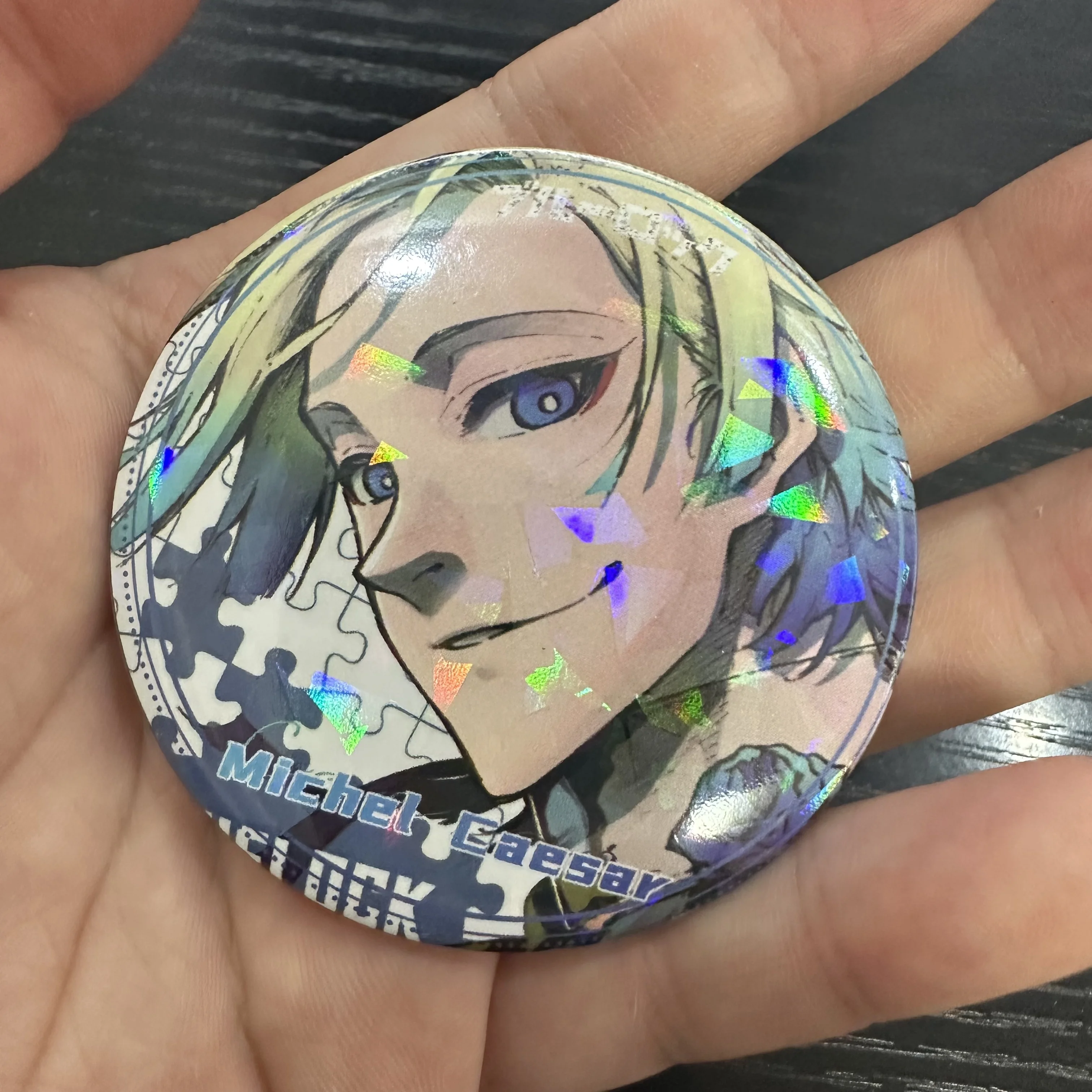 6CM Anime BLUE LOCK Figure MICHAEL KAISER Shidou Ryuusei Ranze Kurona Cosplay Kawaii Metal Badge Bag Pins Fans Xmas Brooch Gifts