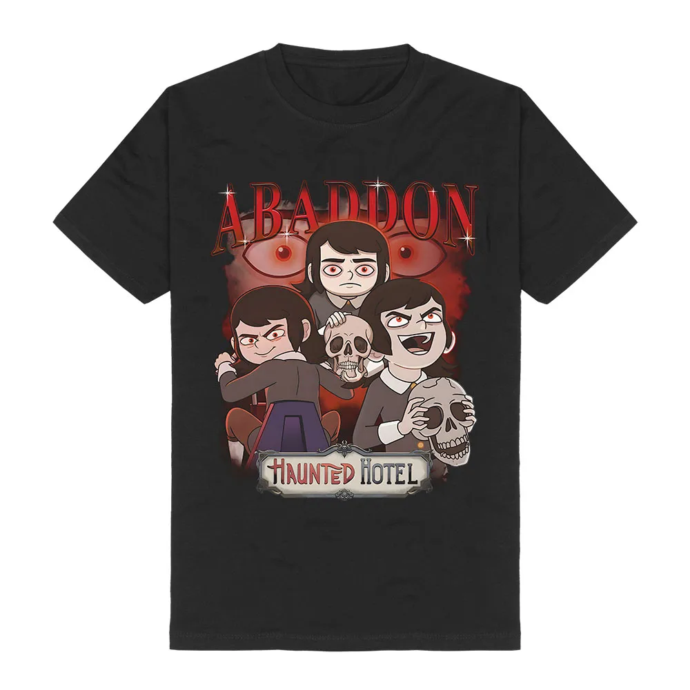 Haunted Hotel Heartthrob T-Shirt Abaddon Graphic Print Merch Tees Unisex Streetwear Cotton Soft Short Sleeve Tshirts Women Men