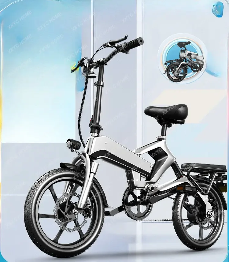 Folding Electric Bicycle Power Small Scooter Driving Smart Car National Standard Ultra-Light Portable Battery Car