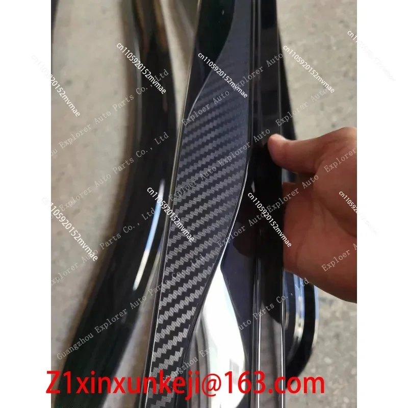 RAMAND Carbon Fiber Car Door Visor For Hilux GR Sun Shade Rain Guard Window Visor For Toyota Hilux GR