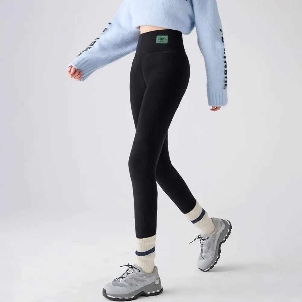 เลกกิ้งเอวสูง เลกกิ้งทรงสลิมเอวสูงสำหรับฤดูหนาว เลกกิ้งเอวสูงสำหรับผู้หญิงสำหรับฤดูหนาว เหมาะสำหรับวันที่อากาศหนาว