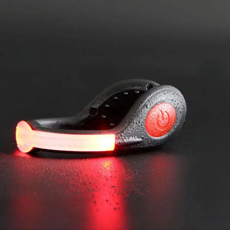 Usb led correndo luz corredor sapatos lâmpada tênis clipe pulseira aviso brilhante indicador de segurança ao ar livre jogging noite correndo