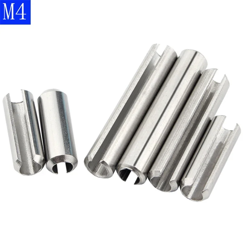 

Пружинные прямые штифты из нержавеющей стали M4 304 с прорезью, разрезные, типа Sellock