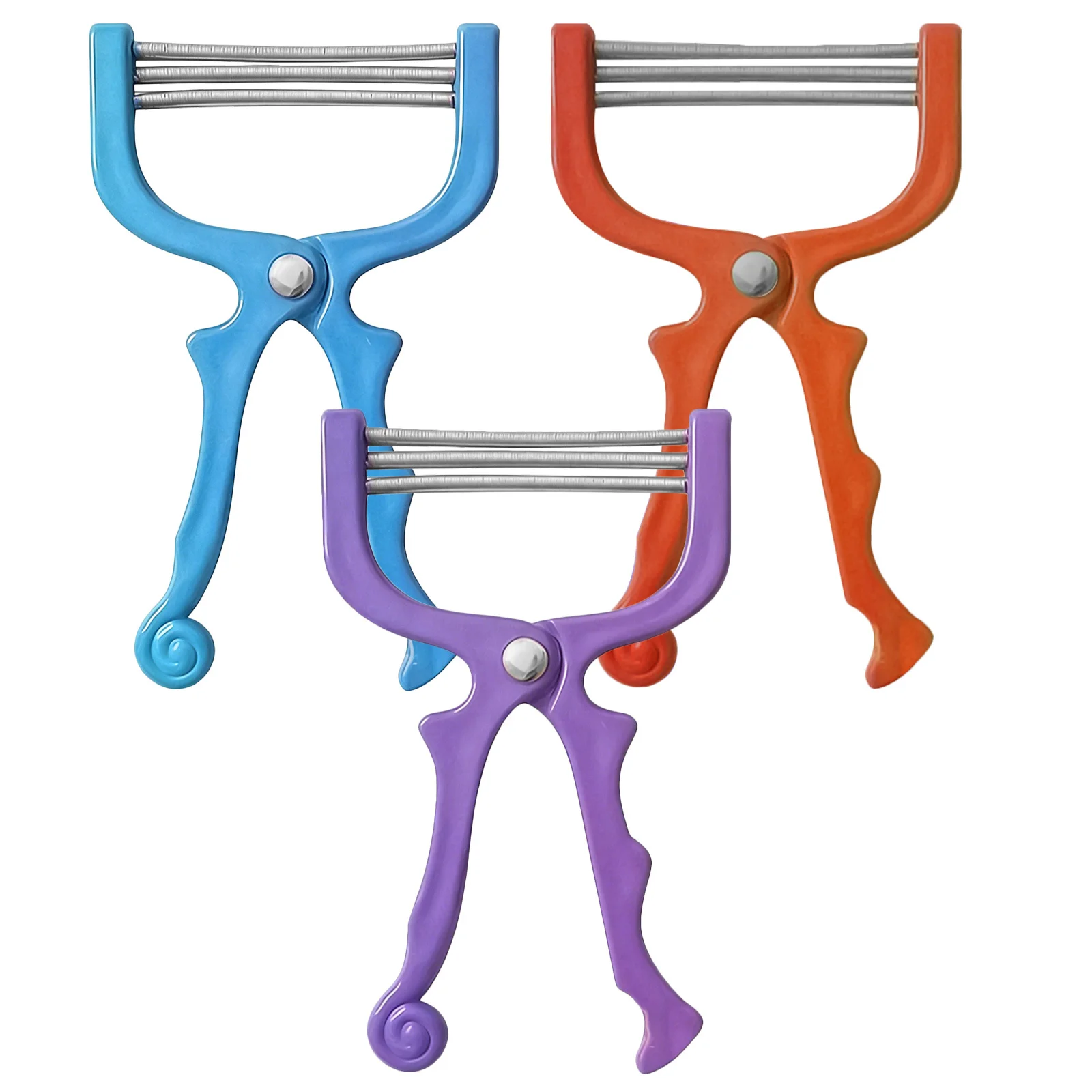 

3Pcs Facial Hair Removers Portable Spring Shavers Premium Material Painless Face Hair Removal Tool for Cheeks Upper Lip Chin