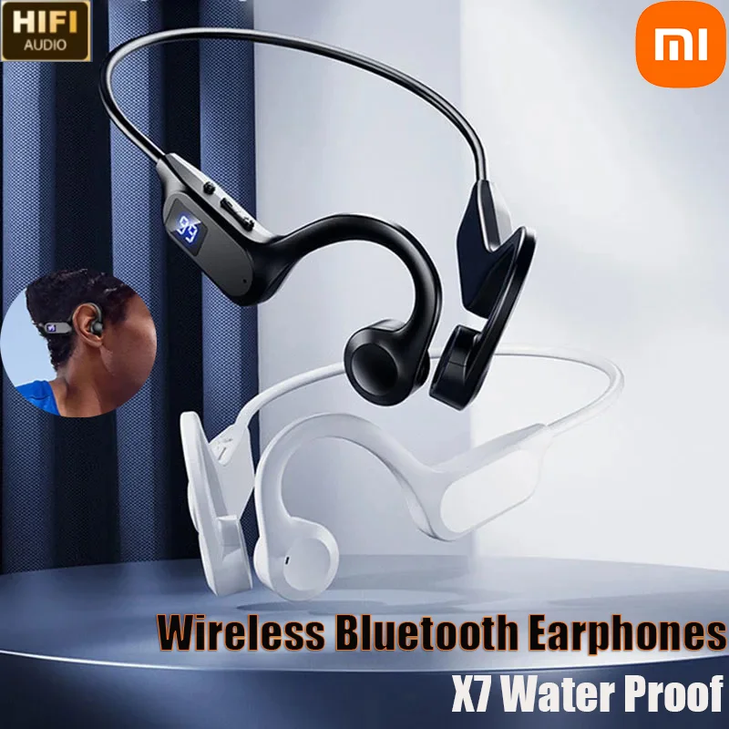 Xiaomi X7 Bone Conduction Earbuds Wireless Open Headset Bluetooth 5.2 Sports Bluetooth Headphones MP3 Sports Earphone New