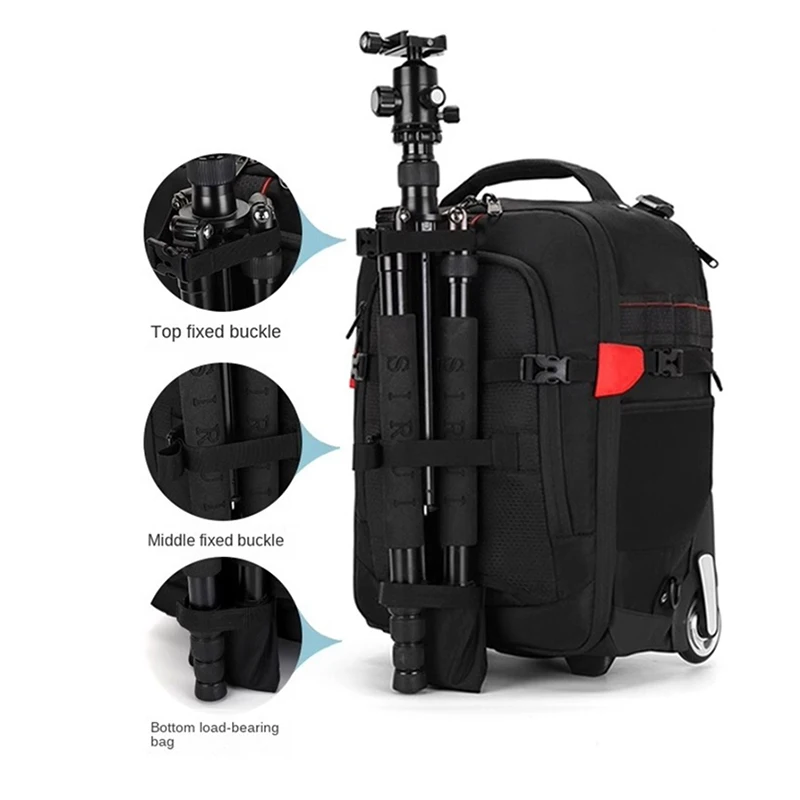 Multifunction Camera Bag Suitcase Backpack Digital Camera Trolley Case Professional Camera Travel Bags Trolley Luggage Backpacks