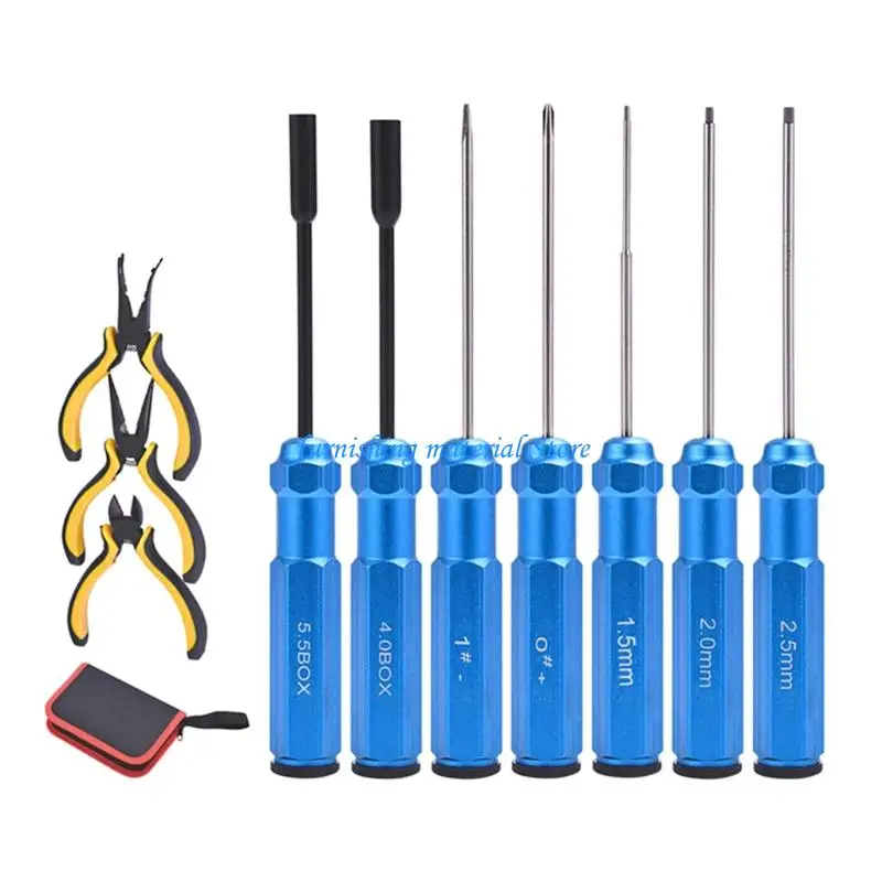 

Y5GD Hexagonal Handle Screwdriver Pliers Maintenance Set Ergonomic Adjustment For Detailed Craftsmanship