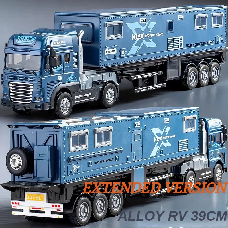 2025 Hot 39cm Car Model Toys for Children Kids Games Boys Motor Home Christmas Train Alloy Cars At Scale Girl Gifts with Light