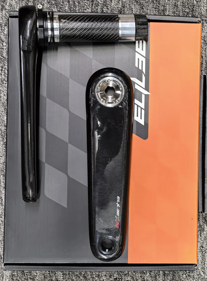 ELILEE XXE Xnovanta X260 Carbon-Kurbel 255G | Rennrad | SIGEYI PM | Kohlefaser-Spindel 91,5mm | Kurbel für die Tour de France | Easton – Detail 18