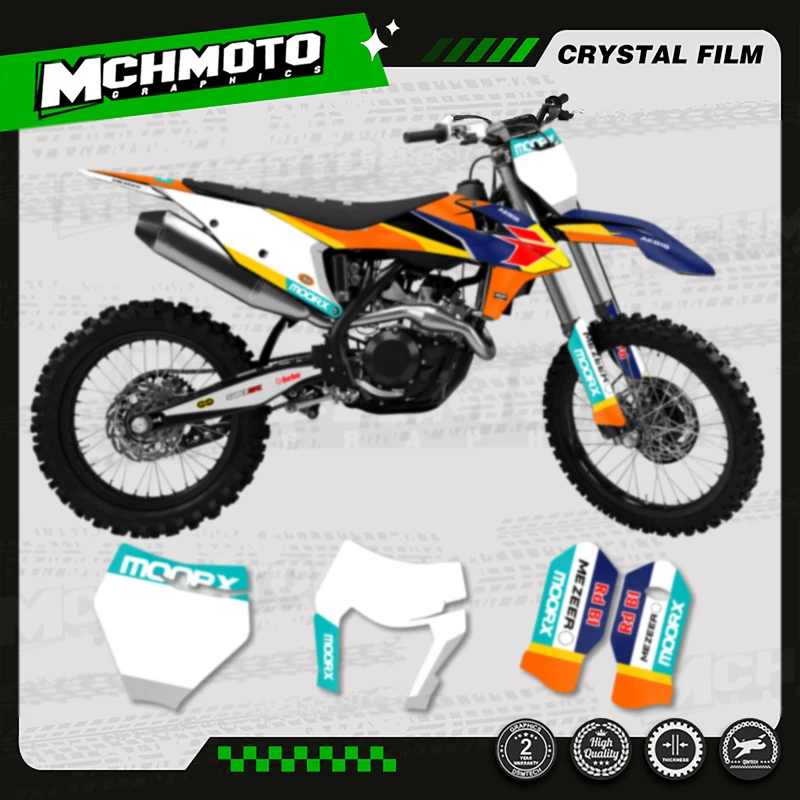 MCHMFG Full Graphics Decal Stickers For KTM SX SXF 2019 2020 2021 2022 EXC EXC-F 2020 2021 2022 2023 125 250 300 350 450 -007