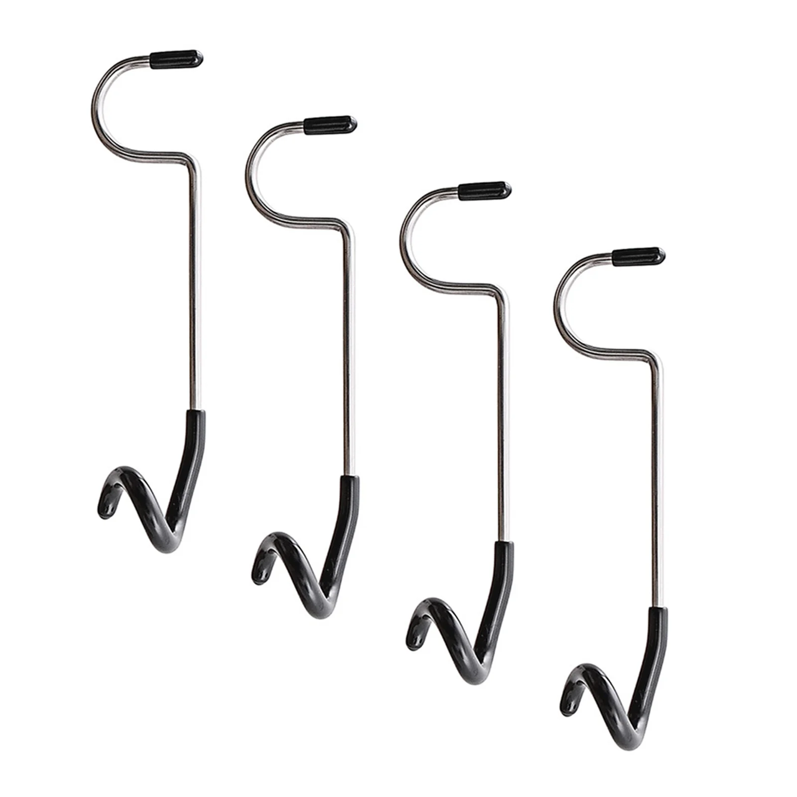 

4Pcs Versatile Stainless Steel Hooks for Camping Travel Party Gathering Hanging Lights Gear Storage Convenient