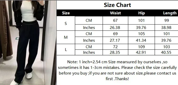 Damen High-Waist Schnelltrocknende Weite Hose, Elastische Taille, Lose Gerade Hose, Leichte Freizeithose für Sommer – Detail 2