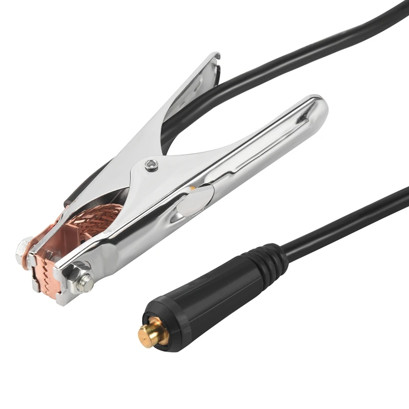 

300A зажим для заземляющего кабеля для сварки MIG TIG ARC, 1,5 м/кабель 10-25, вилка, держатель для сварки, сварочная пайка, поставка для