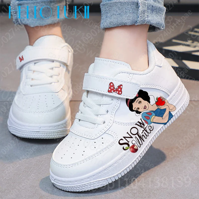 Snow White Princess girls Shoes sneakers for children Student Casual shoes Stitch Kid Sneakers Running Fashion Sports Shoes