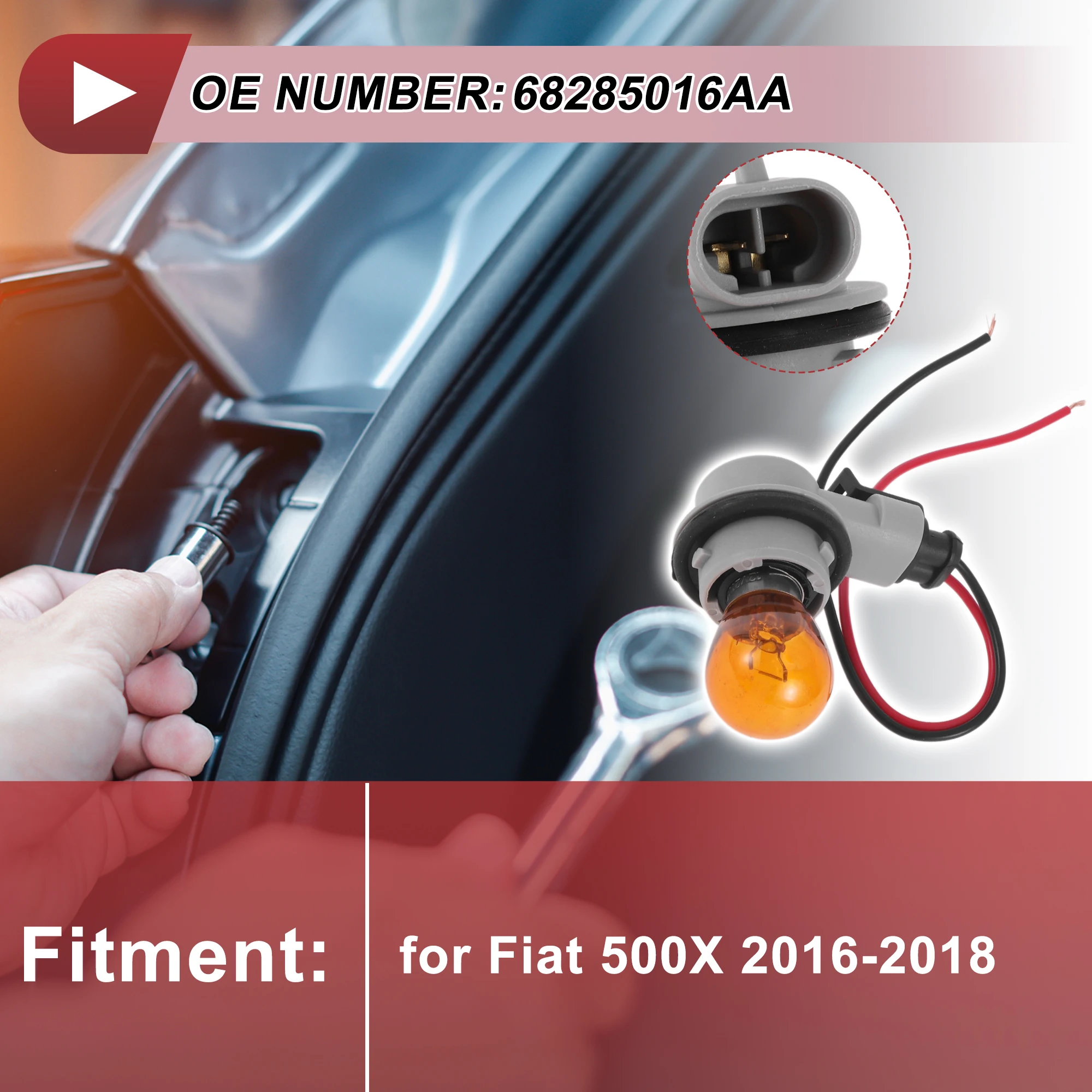 

Проводка розетки заднего фонаря UXCELL для Fiat 500X 2016-2018 No68285016AA