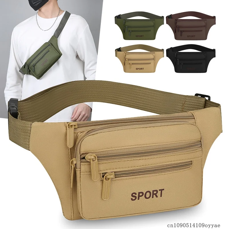 

Multi-Pockets Waist Pack 2026 New Women/Men Nylon Sport Fanny Bags Travel Camping Hiking Pocket Belly Pouch Men Casual Wallet