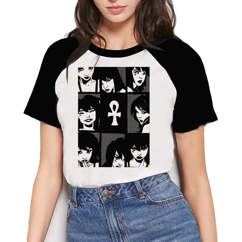 Sandman t-shirt männlichen anime streetwear grunge japanischen lässig top tees kleidung grafik