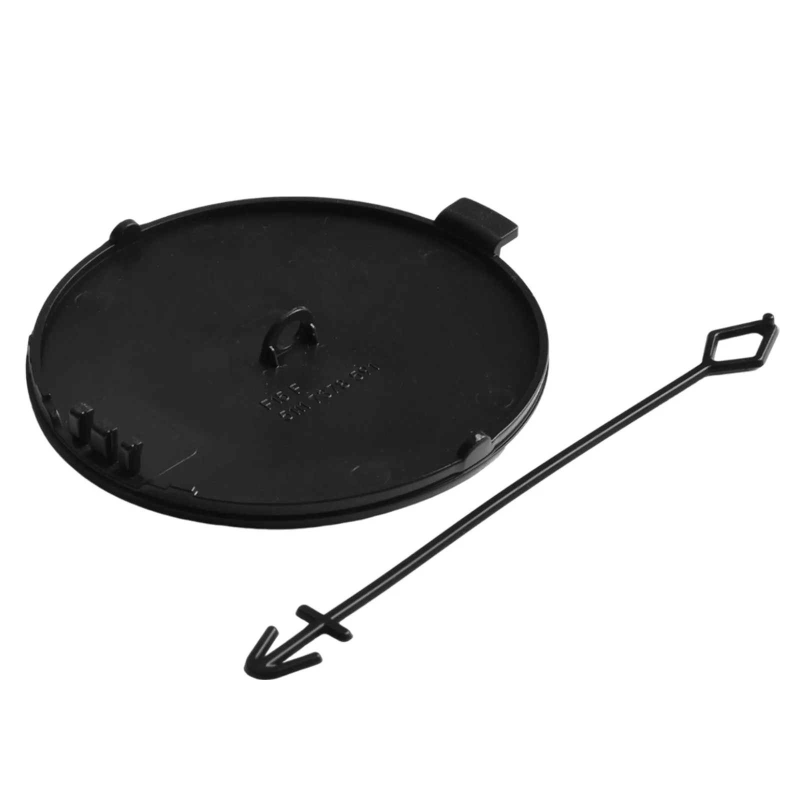 

Для BMW для X5 F15 2014 2018, крышка переднего бампера, улучшенная крышка буксирного глаза 51117378591, прочный материал, быстрая установка