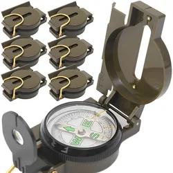 Waterproof High Precision Compass Outdoor Gadget Sports Hiking Mountaineering Professional Military Army Metal Sight Camping