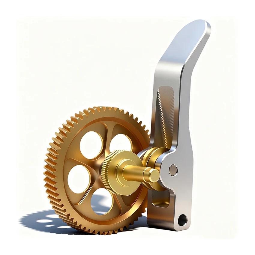 All-Metal DLC Coating Helical Gear Handle Kit Extruder Brass +Harden Steel Gear Grip for Bambu A1/ A1mini 3D Printer Parts