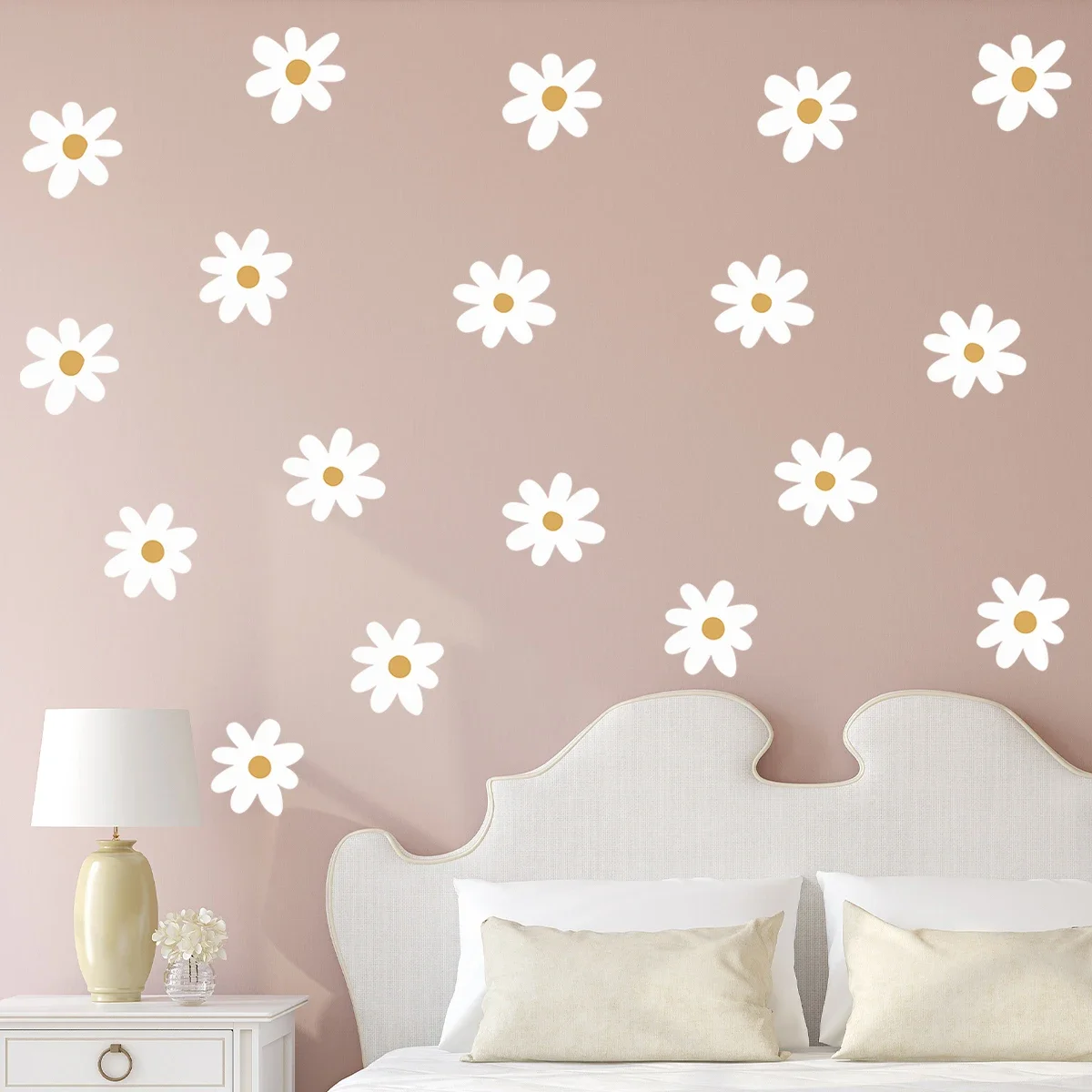 3pcs Beautiful Flower Wall Stickers for Kids Room Windows Door Children's Room Decoration Wall Decals Living Room Decor Bedroom