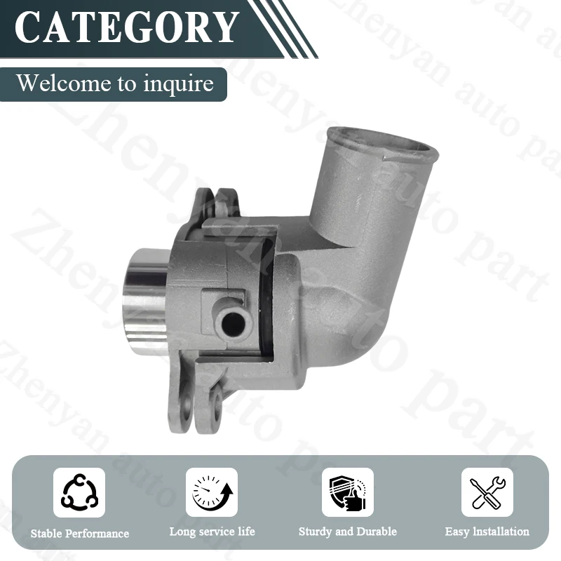 Zhenyan Thermostat Housing for CHEVROLET AVEO 2004~2010 Cruze 2011~2017 OPTRA 2004~2020 for Daewoo LANOS 1997~ 96835286 96460002 view 5